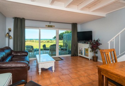 View of the Livingroom and the Patio